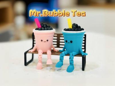 Mr. Bubble Tea | with Flexi Legs (no need AMS)