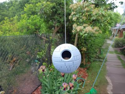 House of Birds in shape of Death star - Star Wars
