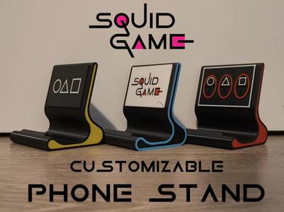 Customizable phone stand 