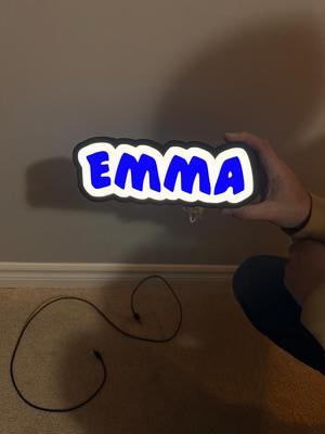Emma Name Light Box