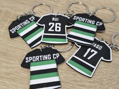 SPORTING SC Keychain - Custom Name