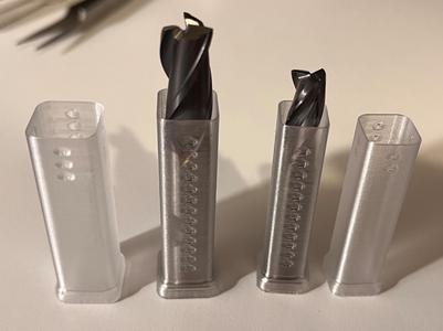 Drill & Endmill Containers (fully parametric .f3d)