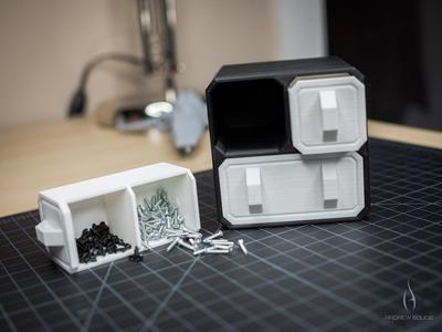 SciFi Small Part Storage Crates