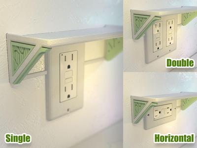 Small Shelf for Outlets