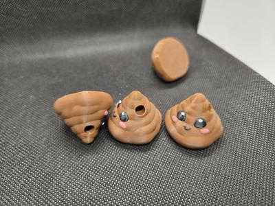 Positive Poo-- Pocket Pet Keychain and Card