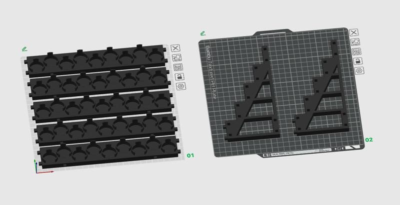 Griffin Gaming Modular Paint Rack - Full Section - Dropper Bottle