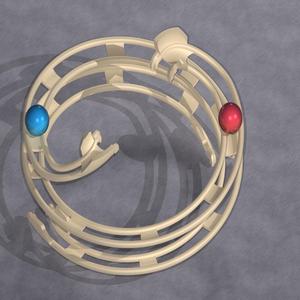 Spirale for a marble run