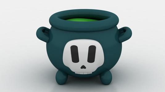 WITCH DINNER TOY 3D PRINTABLE MODEL