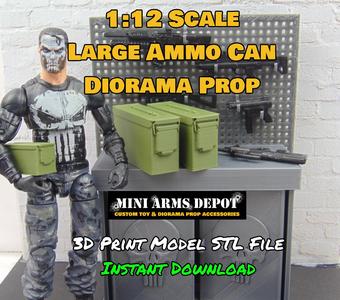Custom 112 Large Ammo Box Can for 6 inch GI JOE Classified