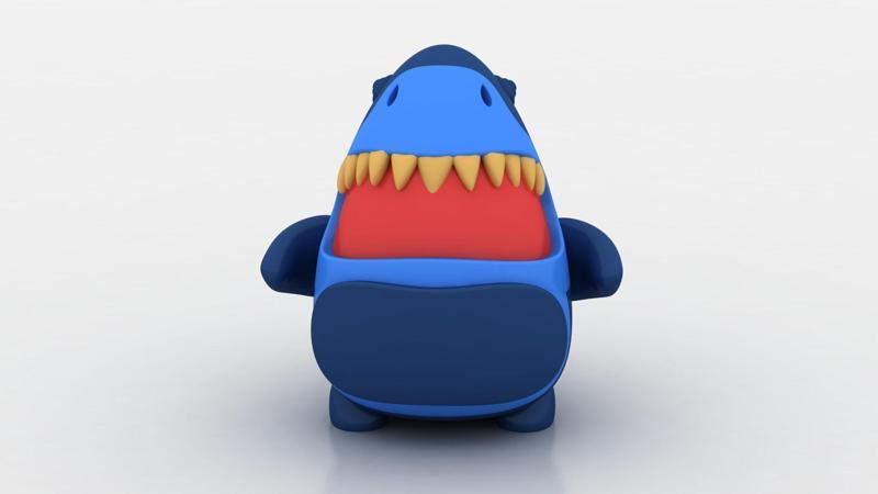 SHARK FISH TOY 3D PRINTABLE MODEL