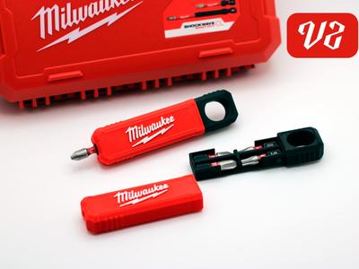 Milwaukee Pocket Screwdriver V2 - Multi-Bit Tool