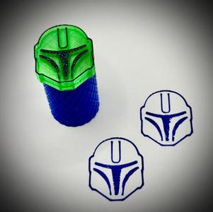Mandalorian Helmet Stamp   