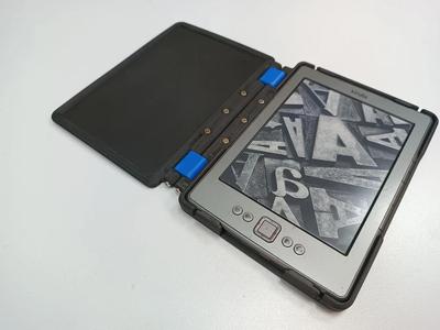 Hinged Case with Magnetic Lid for Amazon Kindle 4   