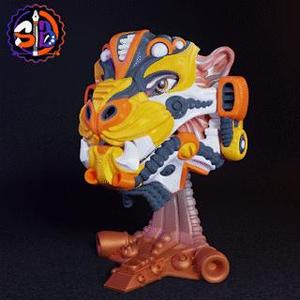 TIGRE MECHANIC FLEXI - STL - 3MF BAMBULAB - NO BRACKETS