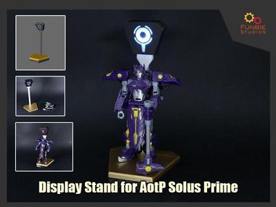 Display Stand for Transformers Solus Prime