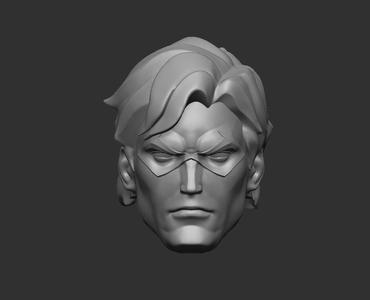 Nightwing DC Animated - Headsculpt for Action Figures