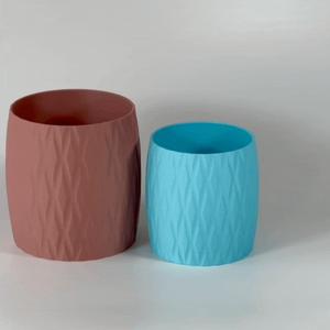Modern Planter Flower Pot with Drip Tray in 2 Sizes