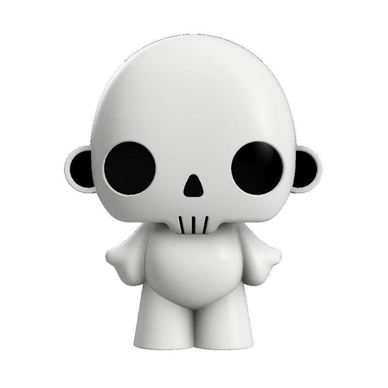 Death Hug 3D Printable Art Toy Figure for Personal Commercial