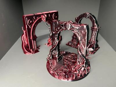 Set three portals for Dungeons and Dragons (DND)   
