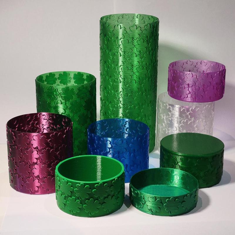 🍀 Four-Leaf Clover Vase Cup Tray 🍀