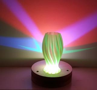 Wave Carved lamp
