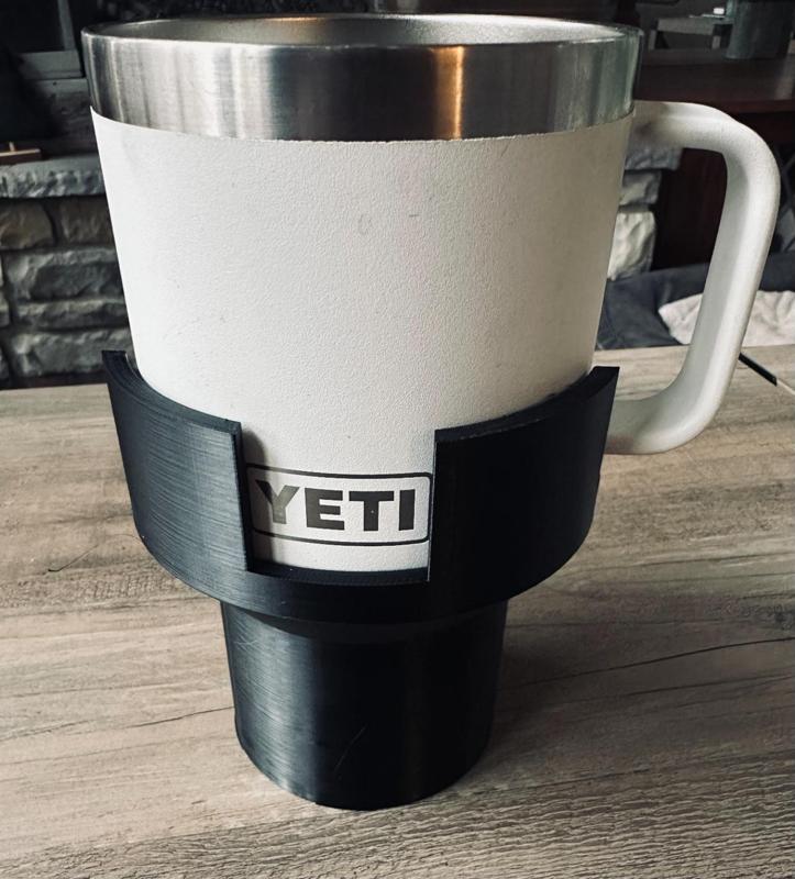 Parametric Yeti Rambler Cup Holder Adapter