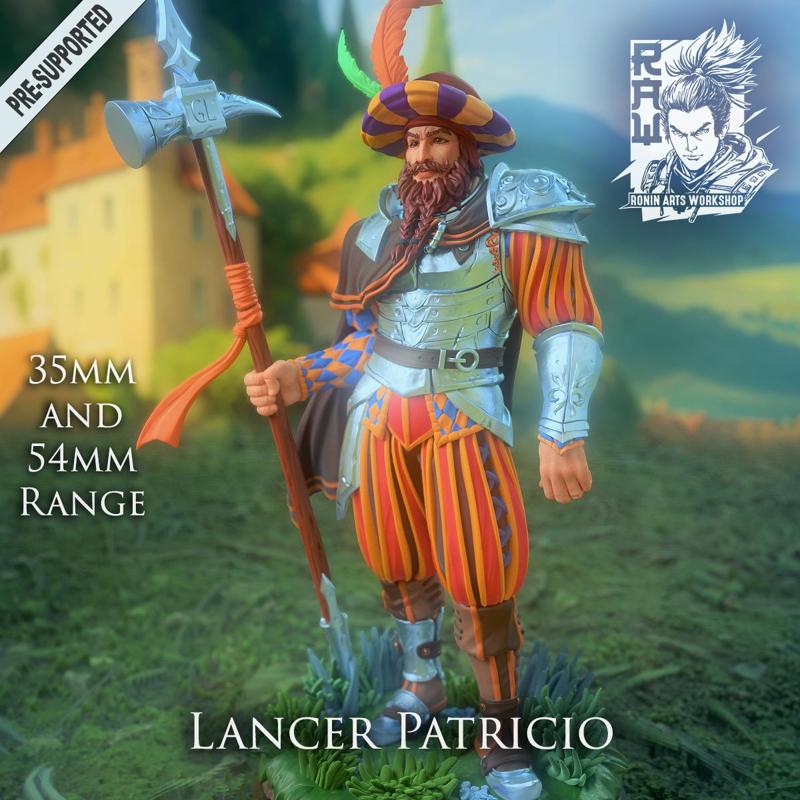 Patricio the Lancer - landsknecht style guard