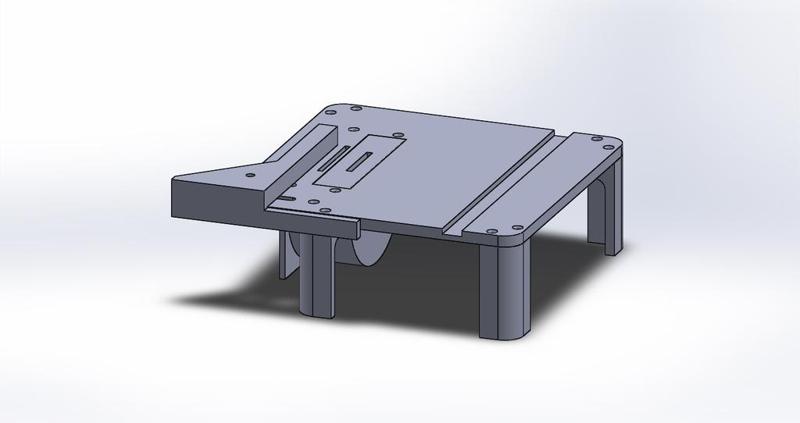 Fully printable Dremel table saw