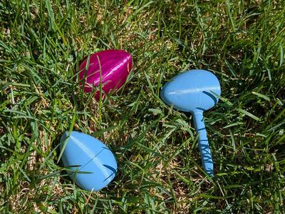Stake and Egg - The Easter Egg That's Stuck   