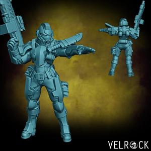 Female Tempest Guardsmen Knight 4 (PRESUPPORTED)