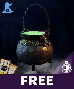 FREE Real-size Prop - Witches’ Cauldron