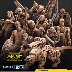 Cyberpunk models BUNDLE - The B-Mob (January23 release)