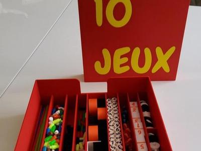 10-Game Travel Board Game Set