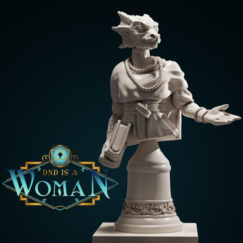 Dragonborn Sorcerer - Curiphaias - Bust