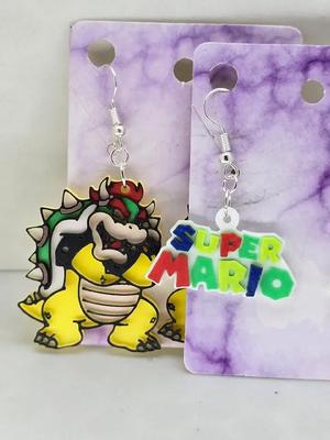 Bowser Super Mario Earrings   