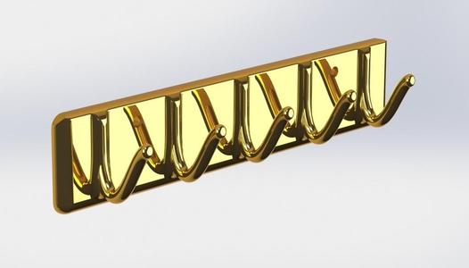 Key Rack - 5 Hooks