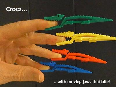 Crocz... Crocodile Clips / Clamps / Pegs with Moving Jaws