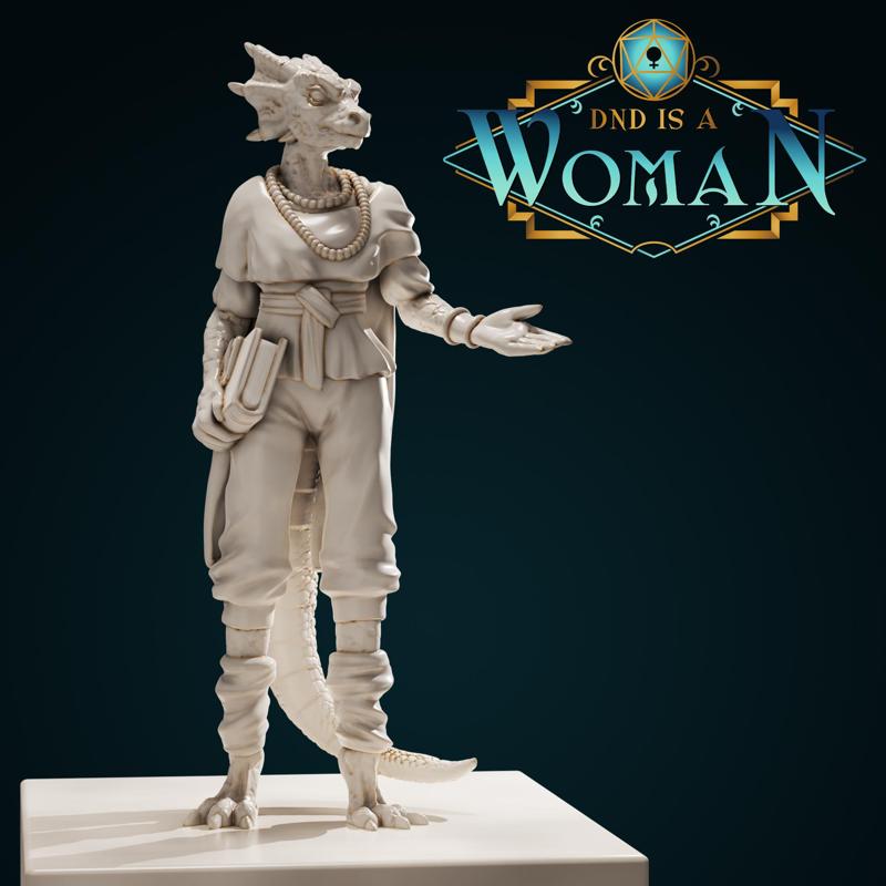 Dragonborn Sorcerer - Curiphaias - 28/32mm and 75mm