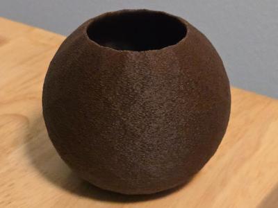 Coconut Flower Pot