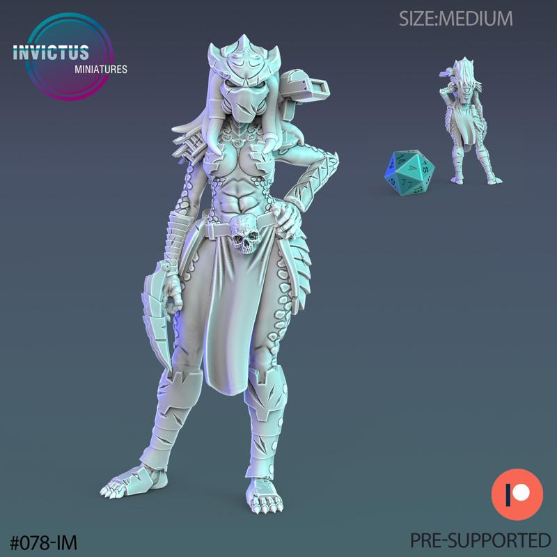 Female Space Hunter / Soldier Squad Officer / Cyberpunk Warrior / Invasion Army / Trooper Attack / Sci-Fi Encounter