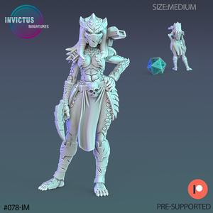 Female Space Hunter / Soldier Squad Officer / Cyberpunk Warrior / Invasion Army / Trooper Attack / Sci-Fi Encounter