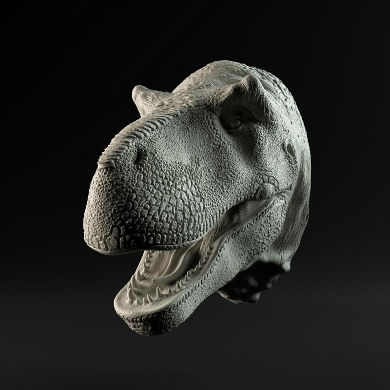 Tyrannosaurus mount/head