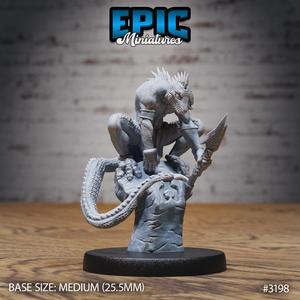 Lizardfolk Human Hunter / Draconic Lizardman / Reptile Soldier / Dragonborn Warrior / Lizard Predator / Dragon Army