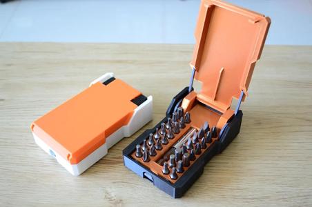 Spring-Loaded Hex Bit Case Box   
