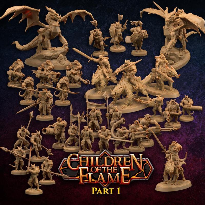 Children of the Flame Part. 1 Army | Soldier Tier | PRESUPPORTED