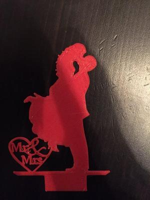 Wedding Cake/ Cupcake Topper