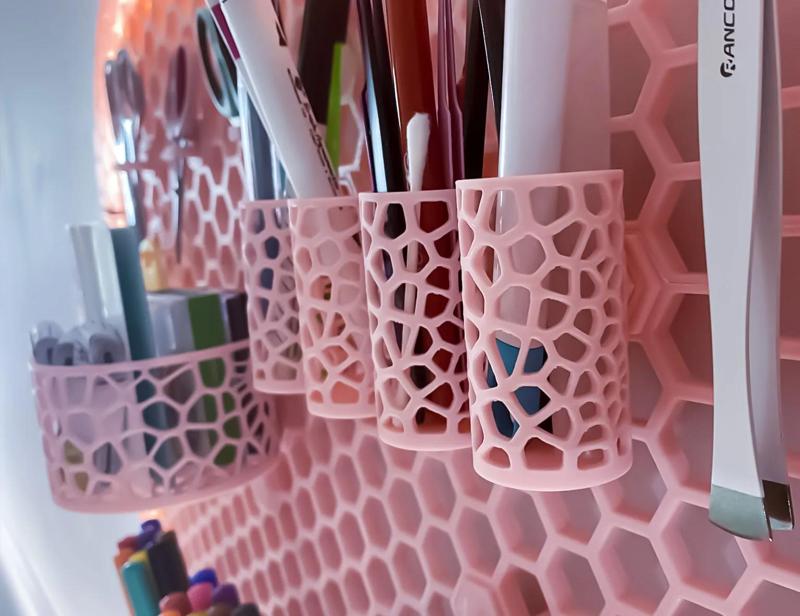 Small Vonoroi Basket for Honeycomb Storage Wall (HWS)
