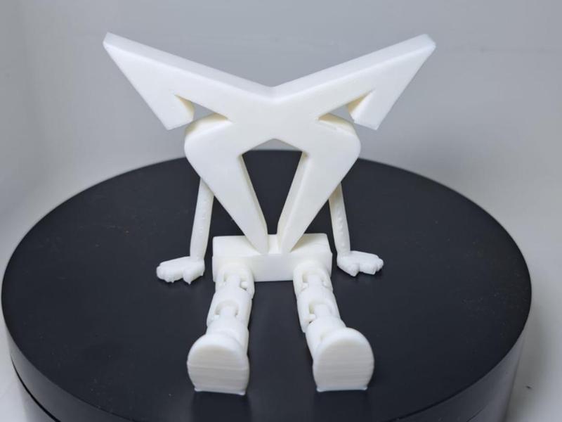 Cupra logo with flexi legs