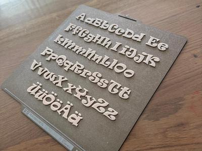 ABC Font Text Letters