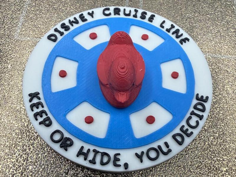 Disney Cruise Lines Duck Poker Chip For hiding 